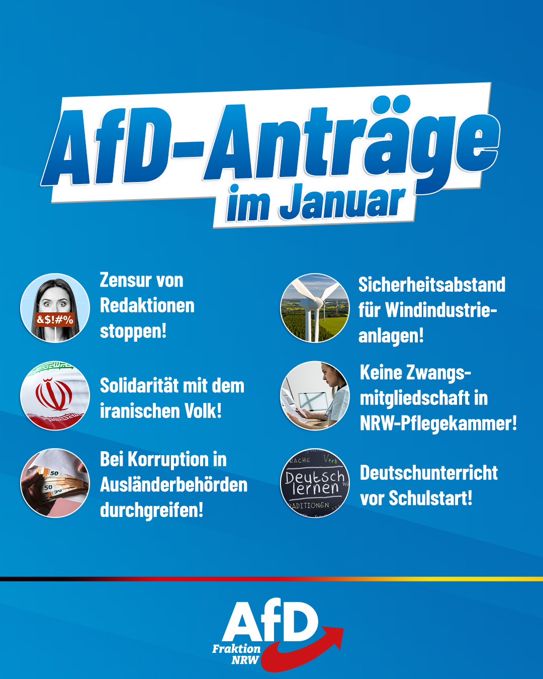 AFD NRW Anträge im Januar