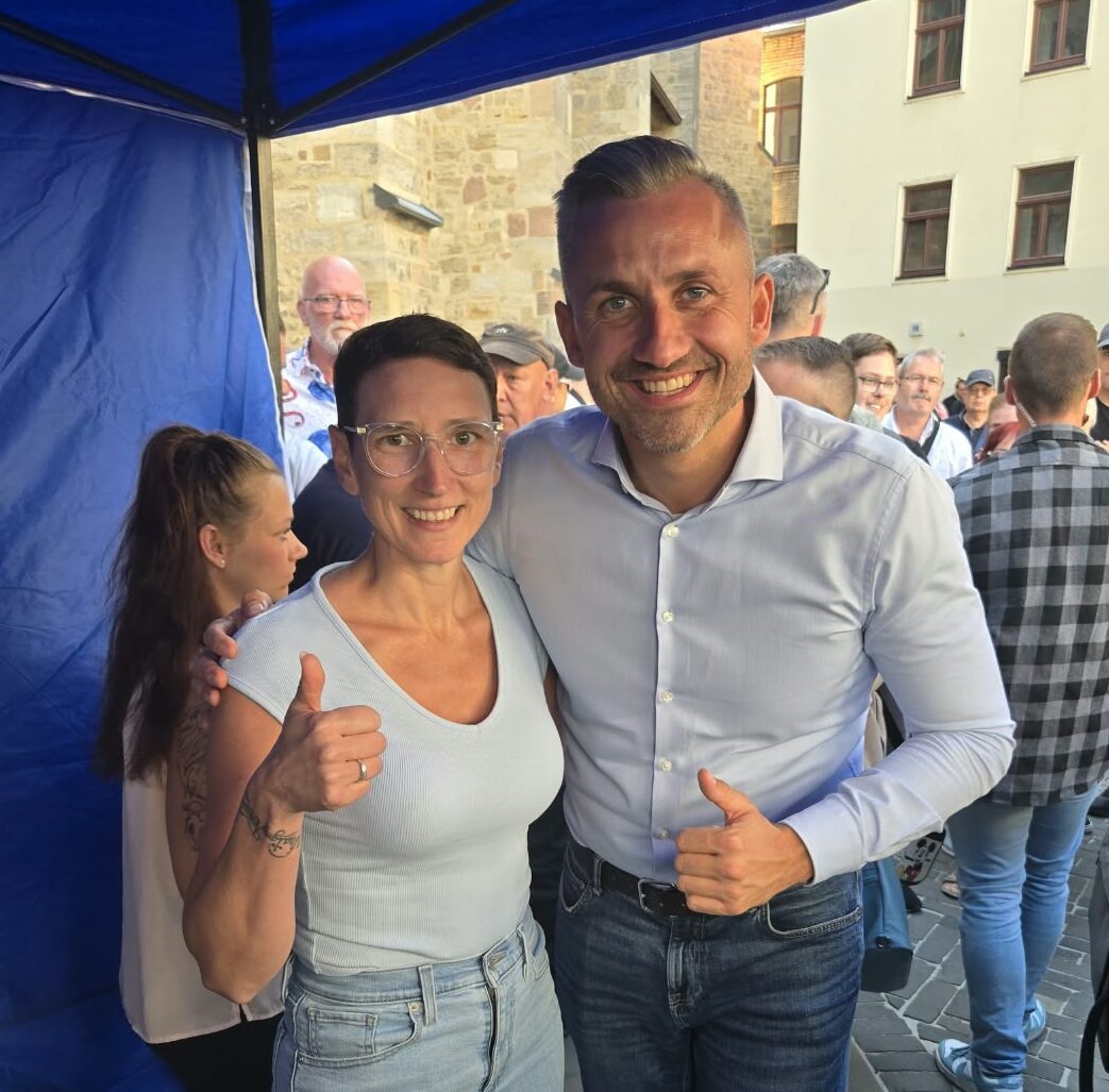 Zu Besuch bei Freunden: Ratsfraktionsvorsitzende und Vorstandsmitglied KV Wuppertal Claudia Bötte in Sachsen, Sachsen-Anhalt und Thüringen